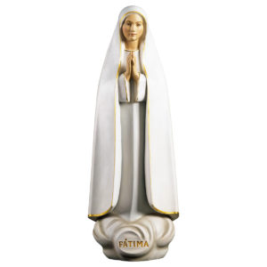 Madonna di Fátima Stilizzata in legno