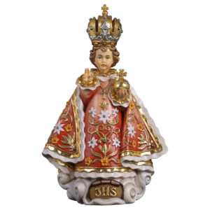 Gesù Bambino di Praga in legno