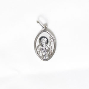 Medaglia Sacra in argento di San Antonio Abate