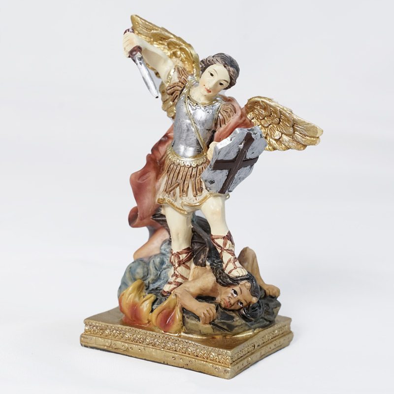 Statua San Michele Arcangelo 22cm
