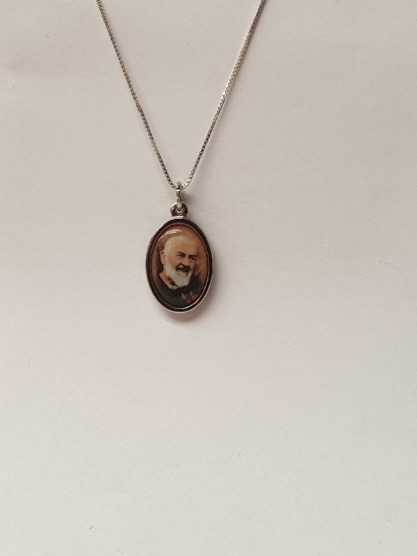 Medaglia Padre Pio in metallo
