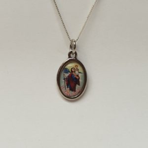 Medaglia San Cristoforo in metallo