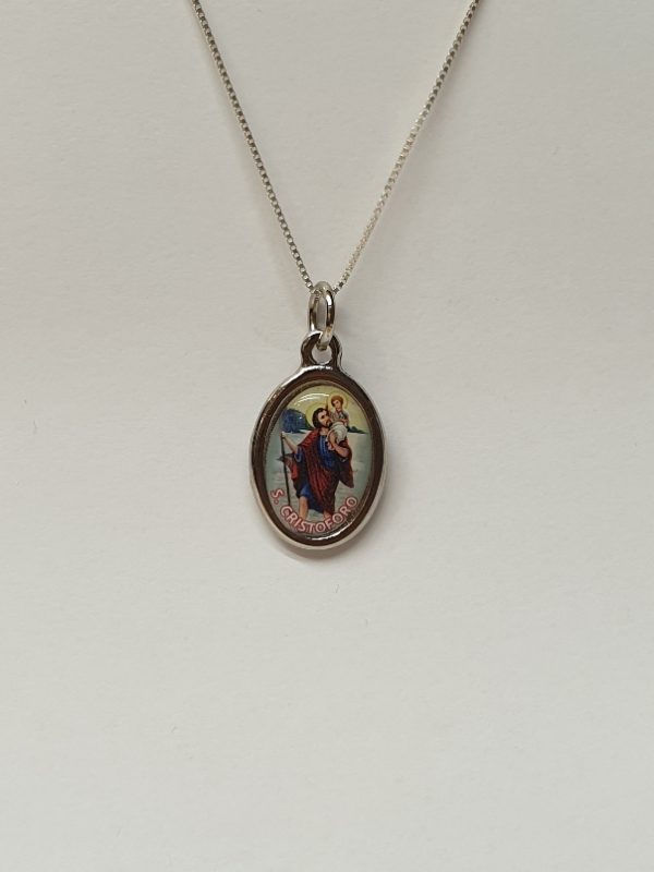 Medaglia San Cristoforo in metallo