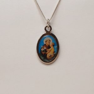Medaglia di San Antonio in metallo