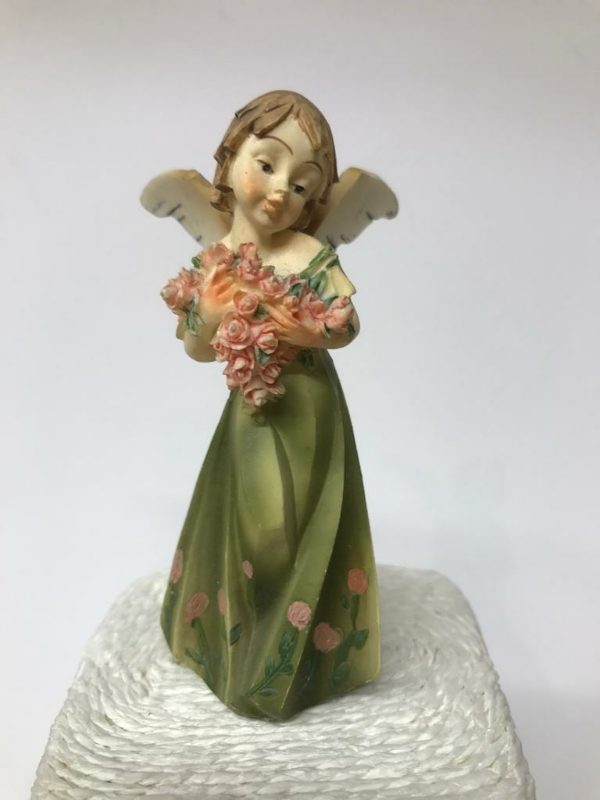 AN0018 angelo con fiori