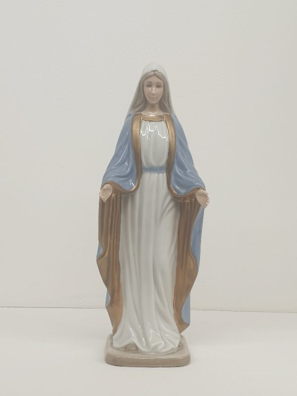 Madonna Miracolosa in porcellana