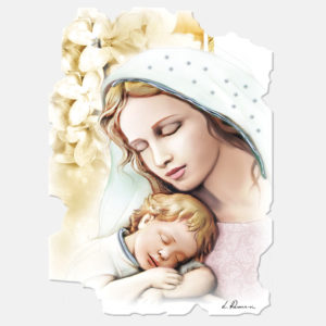 Quadro Madonna con bambino