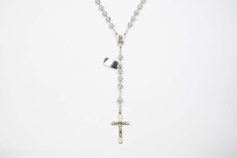 ROS113 Rosario in vetro