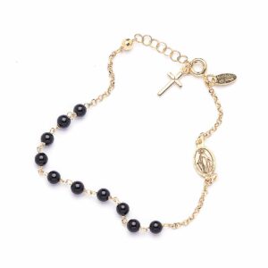 Bracciale Onice placcato in oro