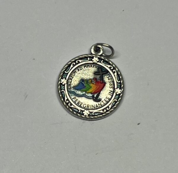 Medaglia tonda colorata del Giubileo