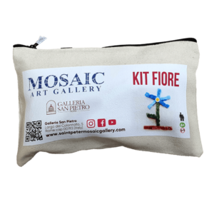 kit mosaico fiore per bambini