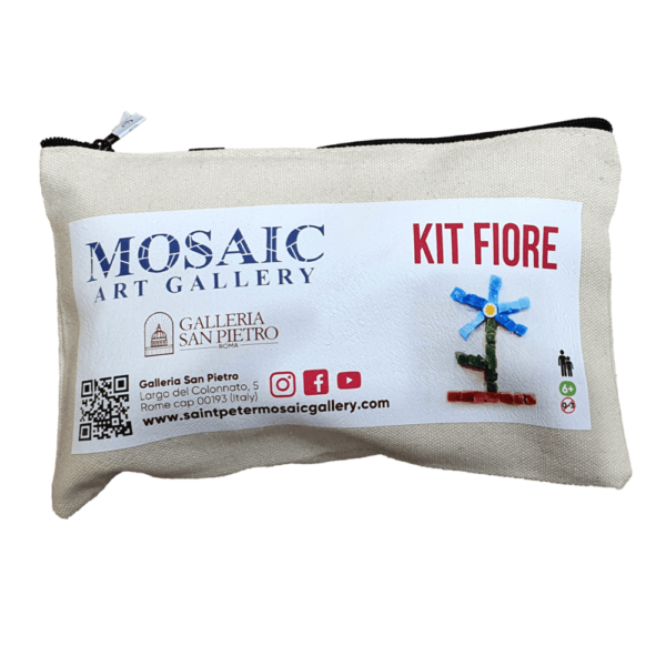 kit mosaico fiore per bambini